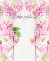 Tło fotograficzne na ślub ze srebrnym napisem 160x200 WEDD245