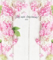 Tło fotograficzne na ślub ze srebrnym napisem 180x200 WEDD245