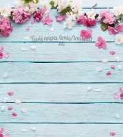 Tło fotograficzne na ślub ze srebrnym napisem 180x200 WEDD246