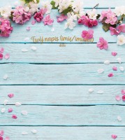 Tło fotograficzne na ślub ze złotym napisem 180x200 WEDD246