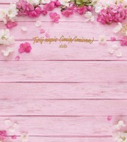 Tło fotograficzne na ślub ze złotym napisem 180x200 WEDD247