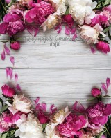 Tło fotograficzne na ślub ze srebrnym napisem 160x200 WEDD256