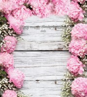 Tło fotograficzne na ślub ze srebrnym napisem 180x200 WEDD260