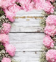 Tło fotograficzne na ślub ze złotym napisem 180x200 WEDD260