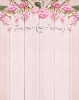 Tło fotograficzne na ślub ze srebrnym napisem 160x200 WEDD261