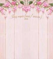 Tło fotograficzne na ślub ze złotym napisem 180x200 WEDD261