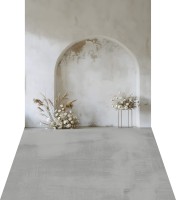 Tło fotograficzne BOHO z podłogą  bohobc007f