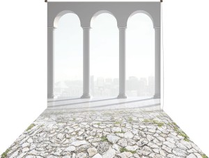 Tło fotograficzne winylowe komunijne 510g - KMN027 