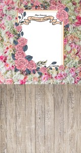 Tło fotograficzne winylowe komunijne 510g - KMN028 