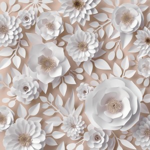 Tło fotograficzne winylowe, ścianka, flat lay, kwiaty 510g - KW3D003