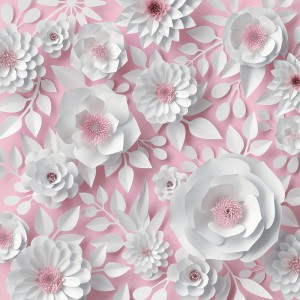 Tło fotograficzne winylowe, ścianka, flat lay, kwiaty 510g - KW3D005