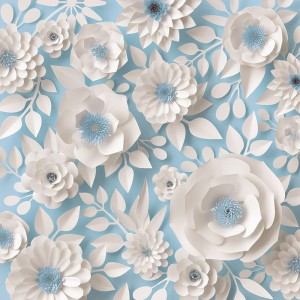 Tło fotograficzne winylowe, ścianka, flat lay, kwiaty 510g - KW3D007