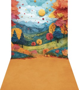 Jesienne tło fotograficzne - JSN034