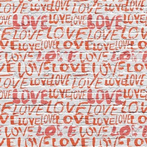 Tło fotograficzne winylowe, ścianka, flat lay, paski, serduszka i graffiti 510g - GRAFF003