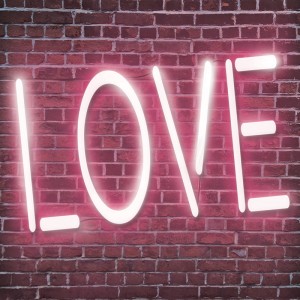 Tło fotograficzne winylowe, ścianka, flat lay, paski, serduszka i graffiti 510g - NEX002