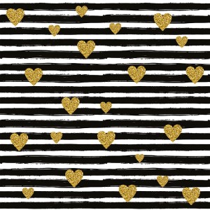 Tło fotograficzne winylowe, ścianka, flat lay, paski, serduszka i graffiti 510g - PSX002