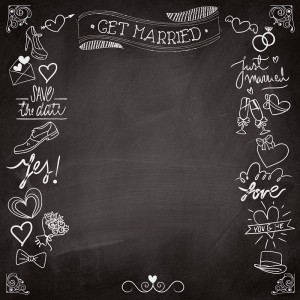 Tło fotograficzne winylowe, ścianka ślubna, weselna 510g - WEDD001