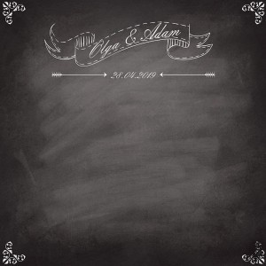 Tło fotograficzne winylowe, ścianka ślubna, weselna 510g - WEDD009