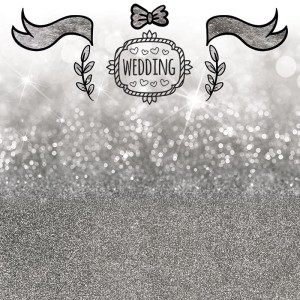 Tło fotograficzne winylowe, ścianka ślubna, weselna 510g - WEDD025