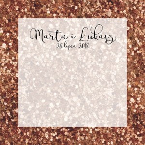 Tło fotograficzne winylowe, ścianka ślubna, weselna 510g - WEDD029