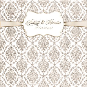 Tło fotograficzne winylowe, ścianka ślubna, weselna 510g - WEDD060