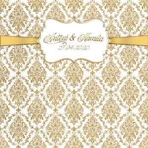 Tło fotograficzne winylowe, ścianka ślubna, weselna 510g - WEDD061