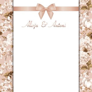 Tło fotograficzne winylowe, ścianka ślubna, weselna 510g - WEDD064