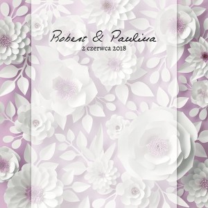 Tło fotograficzne winylowe, ścianka ślubna, weselna 510g - WEDD068