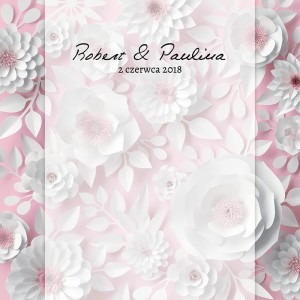 Tło fotograficzne winylowe, ścianka ślubna, weselna 510g - WEDD069