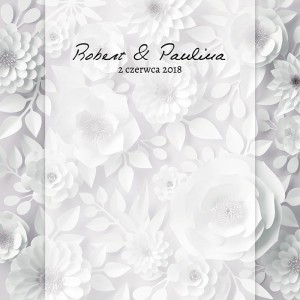 Tło fotograficzne winylowe, ścianka ślubna, weselna 510g - WEDD072