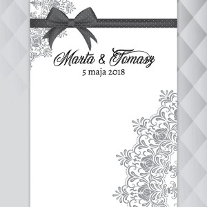 Tło fotograficzne winylowe, ścianka ślubna, weselna 510g - WEDD089