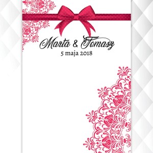 Tło fotograficzne winylowe, ścianka ślubna, weselna 510g - WEDD090