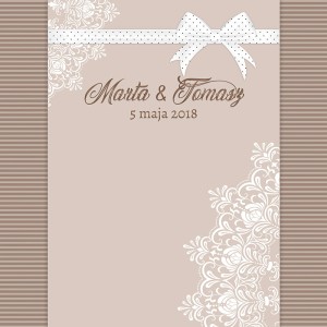 Tło fotograficzne winylowe, ścianka ślubna, weselna 510g - WEDD091