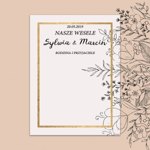 Tło fotograficzne winylowe, ścianka ślubna, weselna 510g - WEDD093