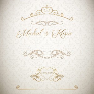 Tło fotograficzne winylowe, ścianka ślubna, weselna 510g - WEDD100