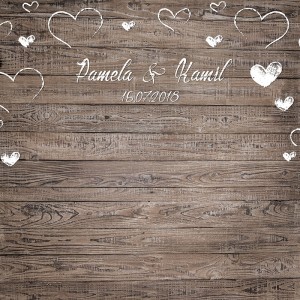Tło fotograficzne winylowe, ścianka ślubna, weselna 510g - WEDD108