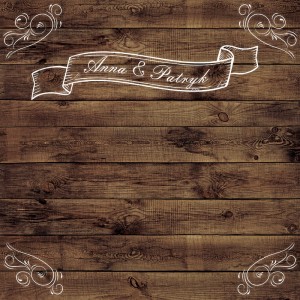 Tło fotograficzne winylowe, ścianka ślubna, weselna 510g - WEDD109