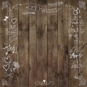 Tło fotograficzne winylowe, ścianka ślubna, weselna 510g - WEDD110