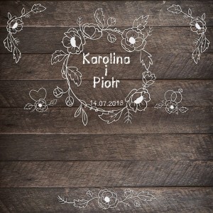 Tło fotograficzne winylowe, ścianka ślubna, weselna 510g - WEDD111