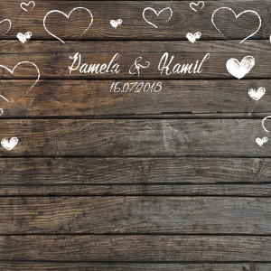 Tło fotograficzne winylowe, ścianka ślubna, weselna 510g - WEDD114