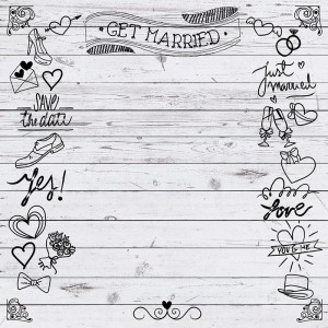 Tło fotograficzne winylowe, ścianka ślubna, weselna 510g - WEDD119