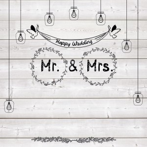 Tło fotograficzne winylowe, ścianka ślubna, weselna 510g - WEDD120