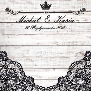 Tło fotograficzne winylowe, ścianka ślubna, weselna 510g - WEDD126