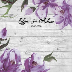 Tło fotograficzne winylowe, ścianka ślubna, weselna 510g - WEDD130