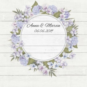 Tło fotograficzne winylowe, ścianka ślubna, weselna 510g - WEDD136