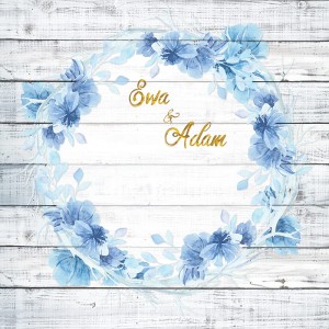 Tło fotograficzne winylowe, ścianka ślubna, weselna 510g - WEDD139