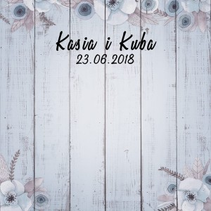 Tło fotograficzne winylowe, ścianka ślubna, weselna 510g - WEDD150