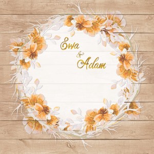 Tło fotograficzne winylowe, ścianka ślubna, weselna 510g - WEDD157