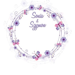 Tło fotograficzne winylowe, ścianka ślubna, weselna 510g - WEDD175