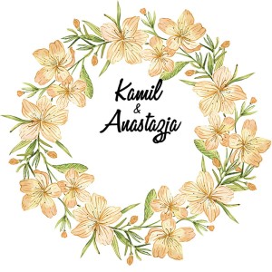 Tło fotograficzne winylowe, ścianka ślubna, weselna 510g - WEDD191